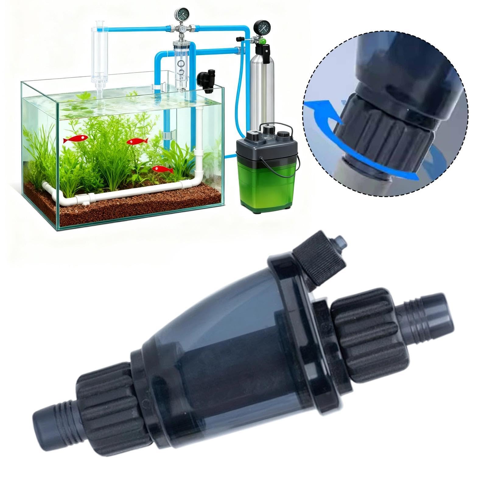 MagiDeal Accessorio diffusore di CO2 per Acquario, Strumento per Acquario, Accessorio Pompa dell'Aria, raffinatore Esterno di CO2 per acquari piantumati, per 12mm