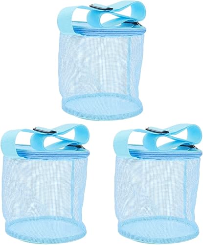 Miniatura 10 de Bolsa de malla de protección del medio ambiente para juguetes de playa, bolsa de almacenamiento de tul segura y fácil de usar