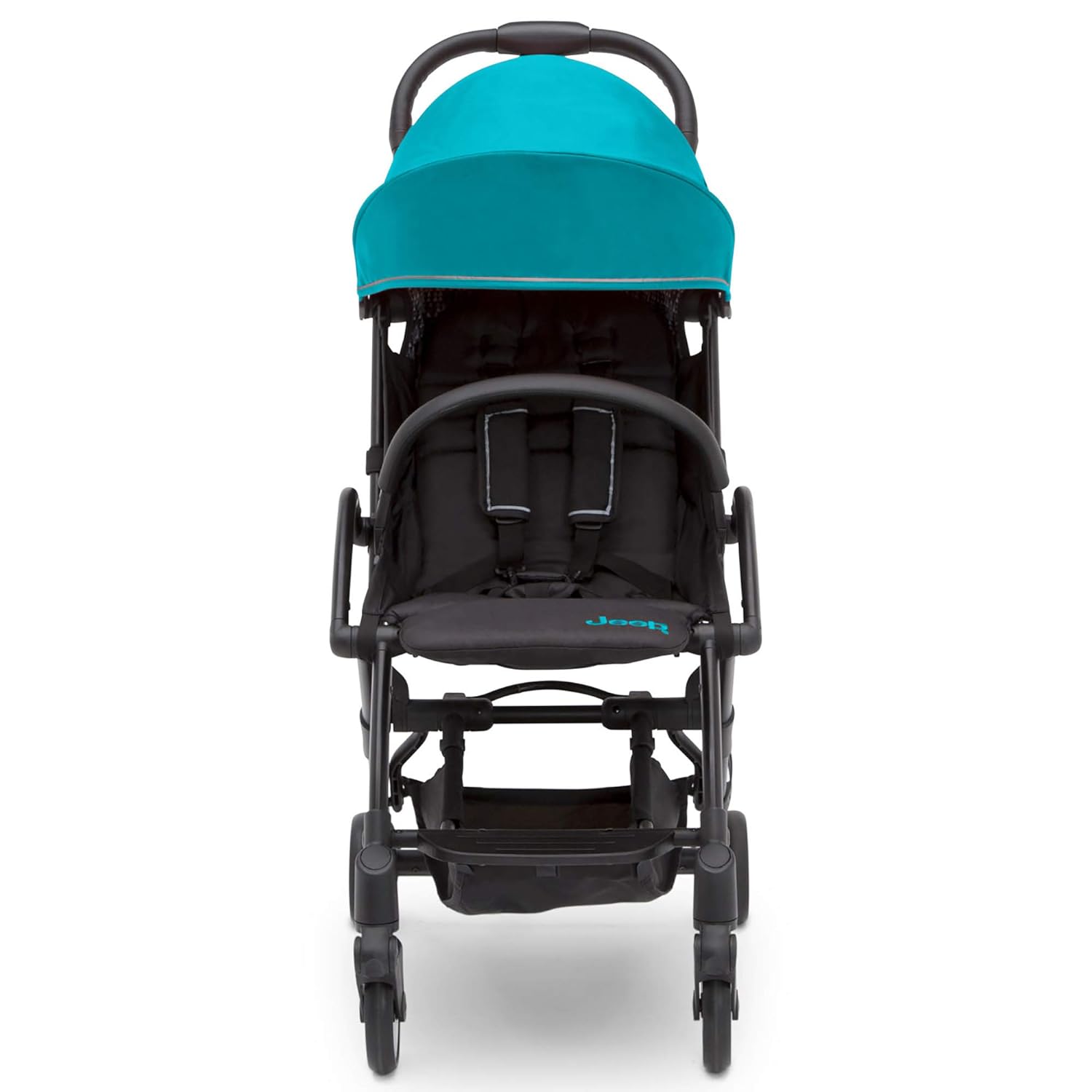 Front view of the assembled Jeep Breeze Stroller
