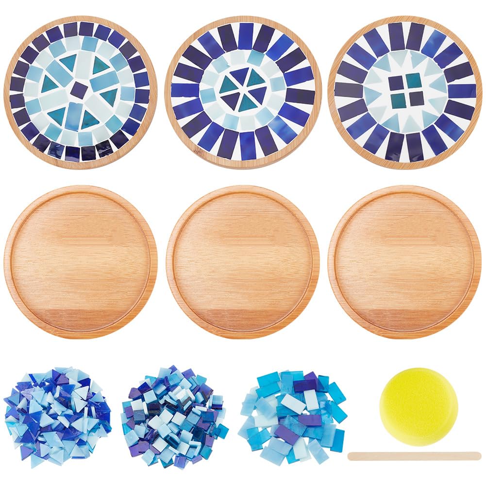 WEBEEDY 3 Set DIY Mozaïek Craft Kit Boze Oog Decor Mozaïek Bamboe WEBEEDY 3 Set DIY Mozaïek Craft Kit Boze Oog Decor Mozaïek Bamboe