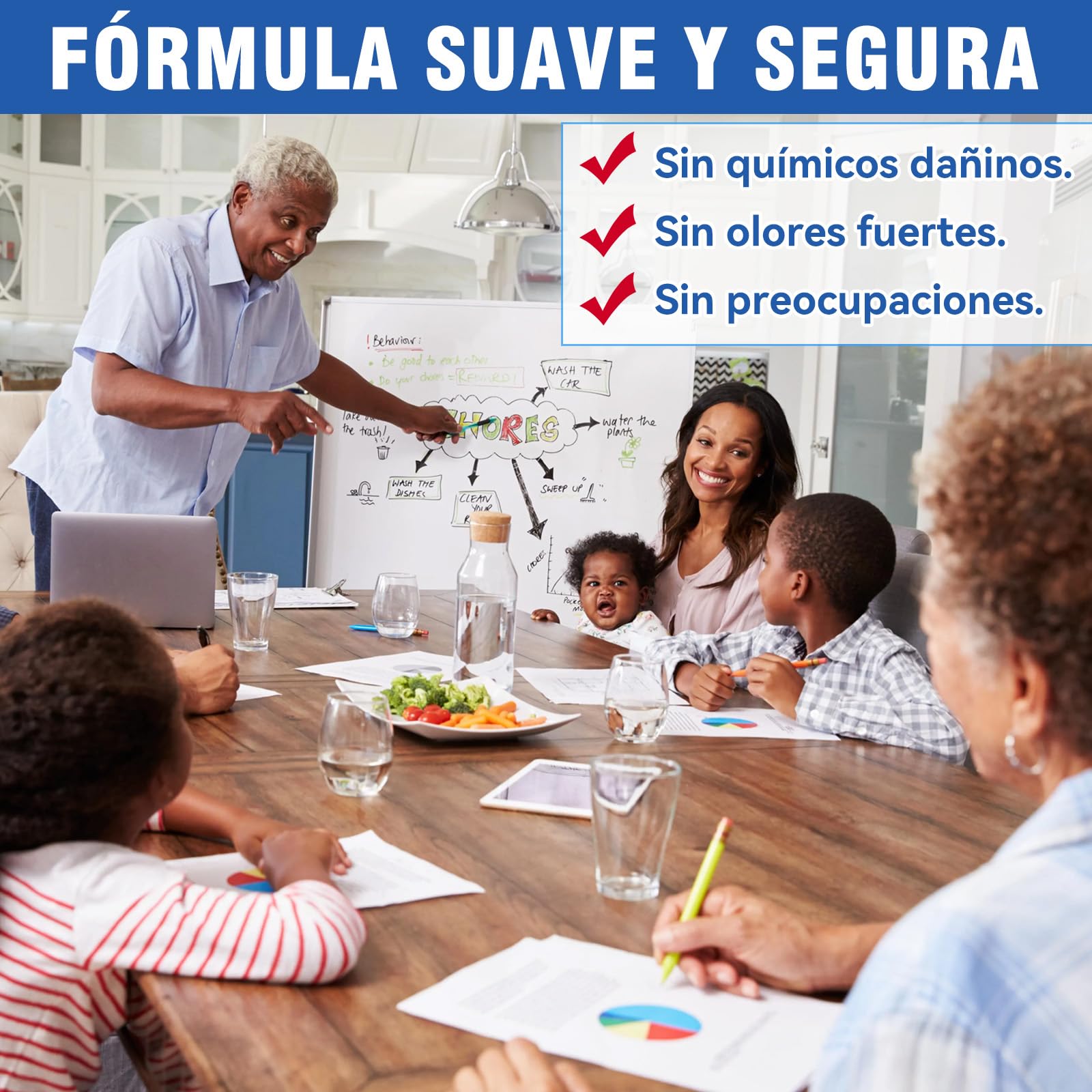 Limpiador de Pizarra Blanca en Spray (120 ml) con Toalla, Elimina Marcas y Residuos de Rotulador, Ideal para Escuelas, Oficinas y Aulas, Accesorio Esencial para Pizarras Blancas