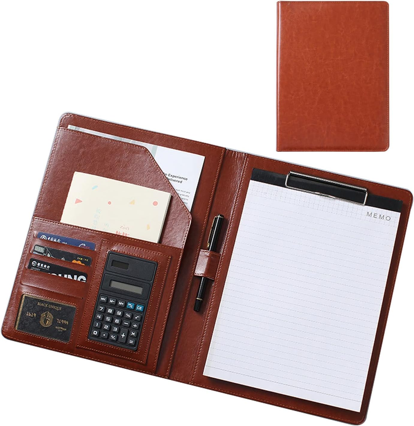 DAPERCI Padfolio Portfolio A4 File Folder Padfolio Writing