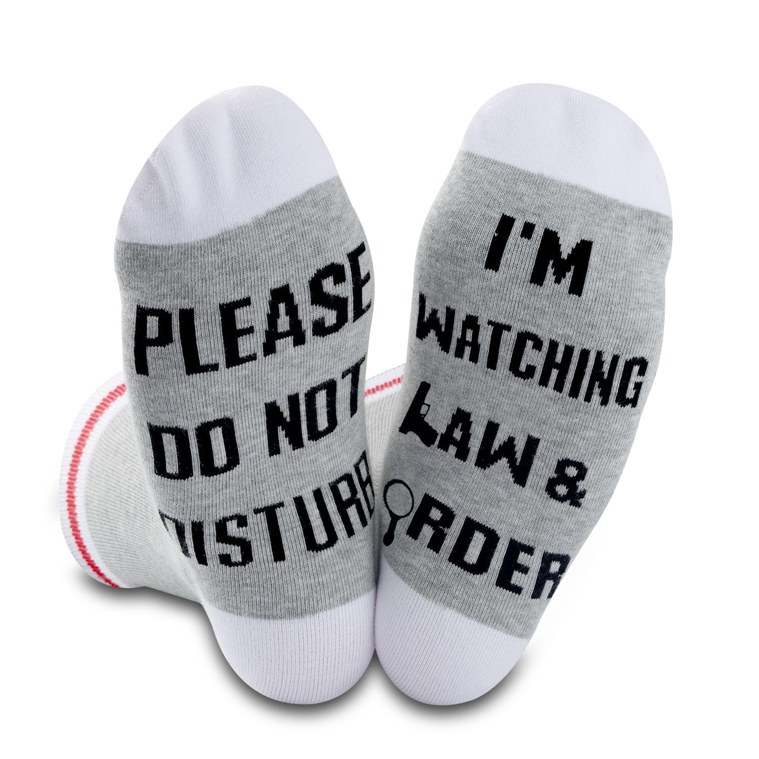 GJTIM 2PAIRS Legal TV Show Gift Novelty Socks Gift for Crime Show Lovers Mom Wife Girlfriend