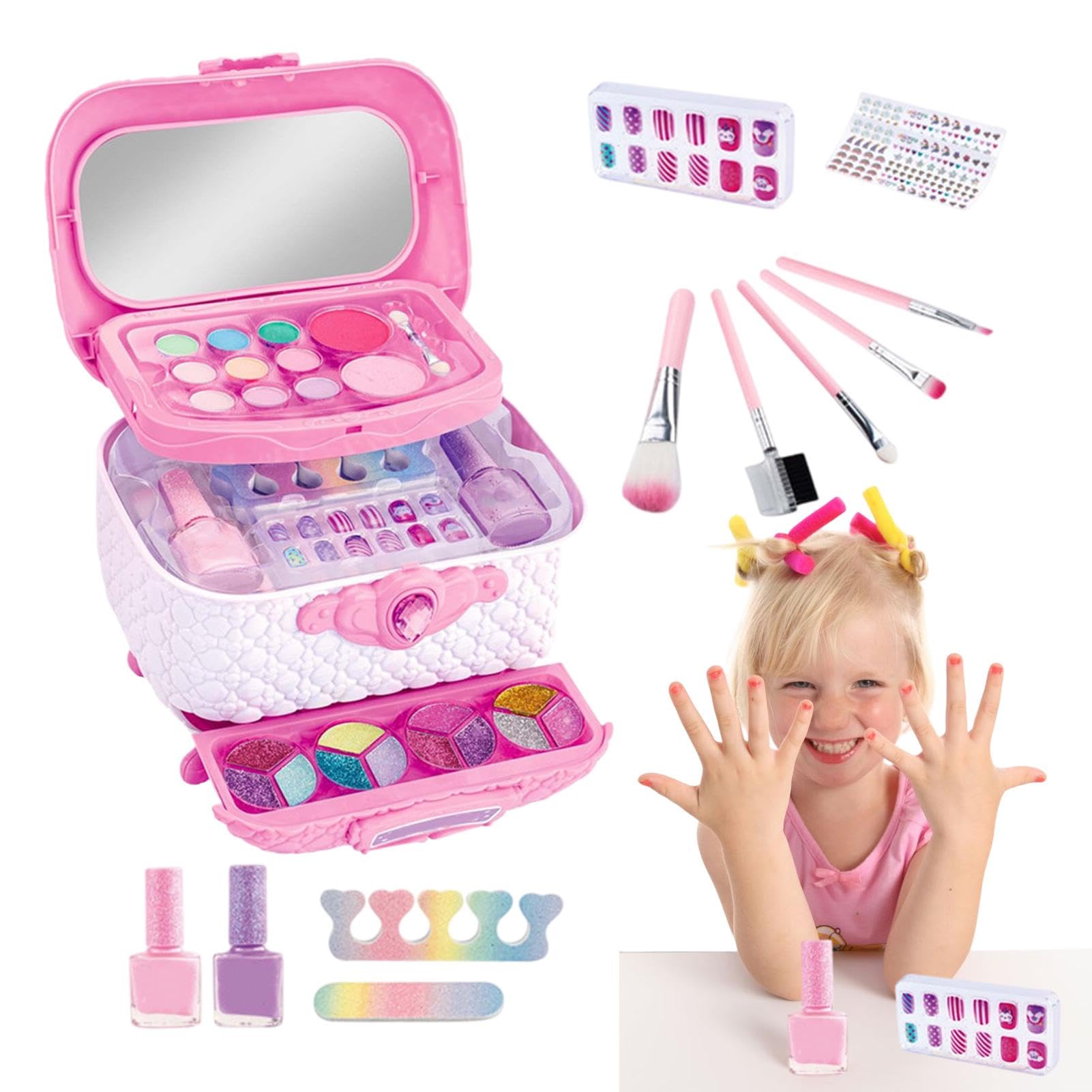 Kit cosmétique mignon pour tout-petits avec fards de princesse - 8
