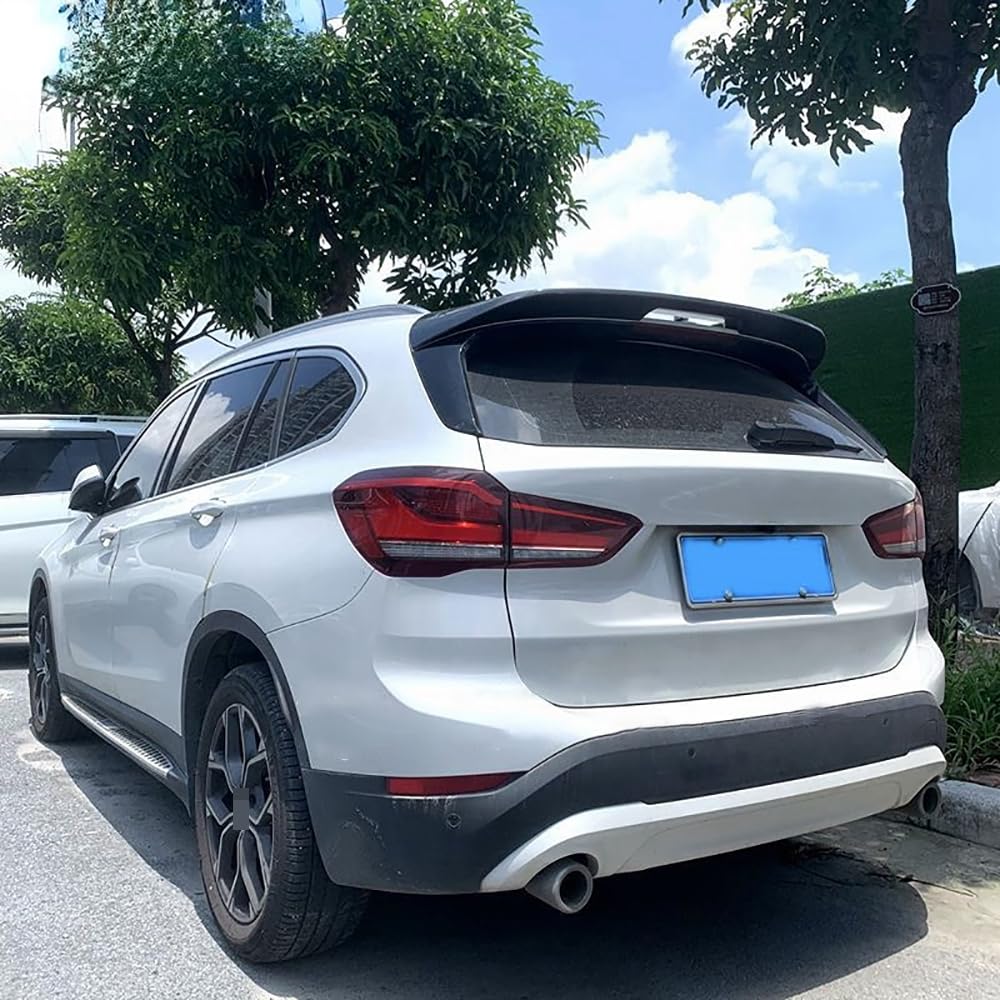 DILIDULU Heckspoiler Für BMW X1 U11 F48 E84 (2009–2023) – Dachspoiler Kofferraumlippe In Gloss Black – Kratzfest, Aerodynamisch, Einfache Montage