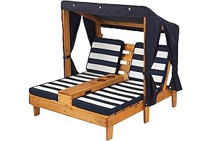KidKraft Outdoor Double Chaise Lounge: The Epitome of Tranquil Relaxation for Kids!