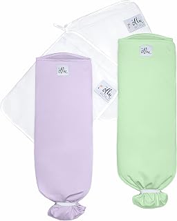 The Ollie Swaddle Bundle (Lavender & Meadow) - Helps to Reduce The Moro (Startle) Reflex -Made from a Custom Designed Moisture-Wicking Material-No overheating-Size Adjustable for All Months of Babies