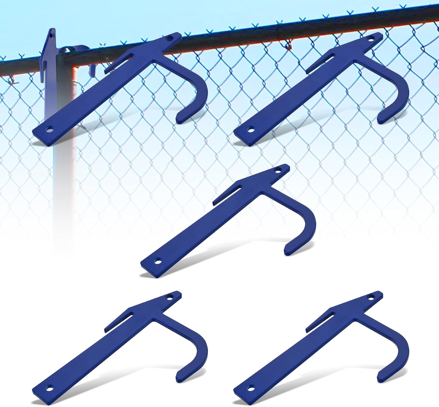 Metal Fence Stretchers 6 Pcs Chain Link Fence Banana Clips - Metal Fence  Fabric Stretcher Tools For Wire Mesh Installation Wire Mesh Tensioners