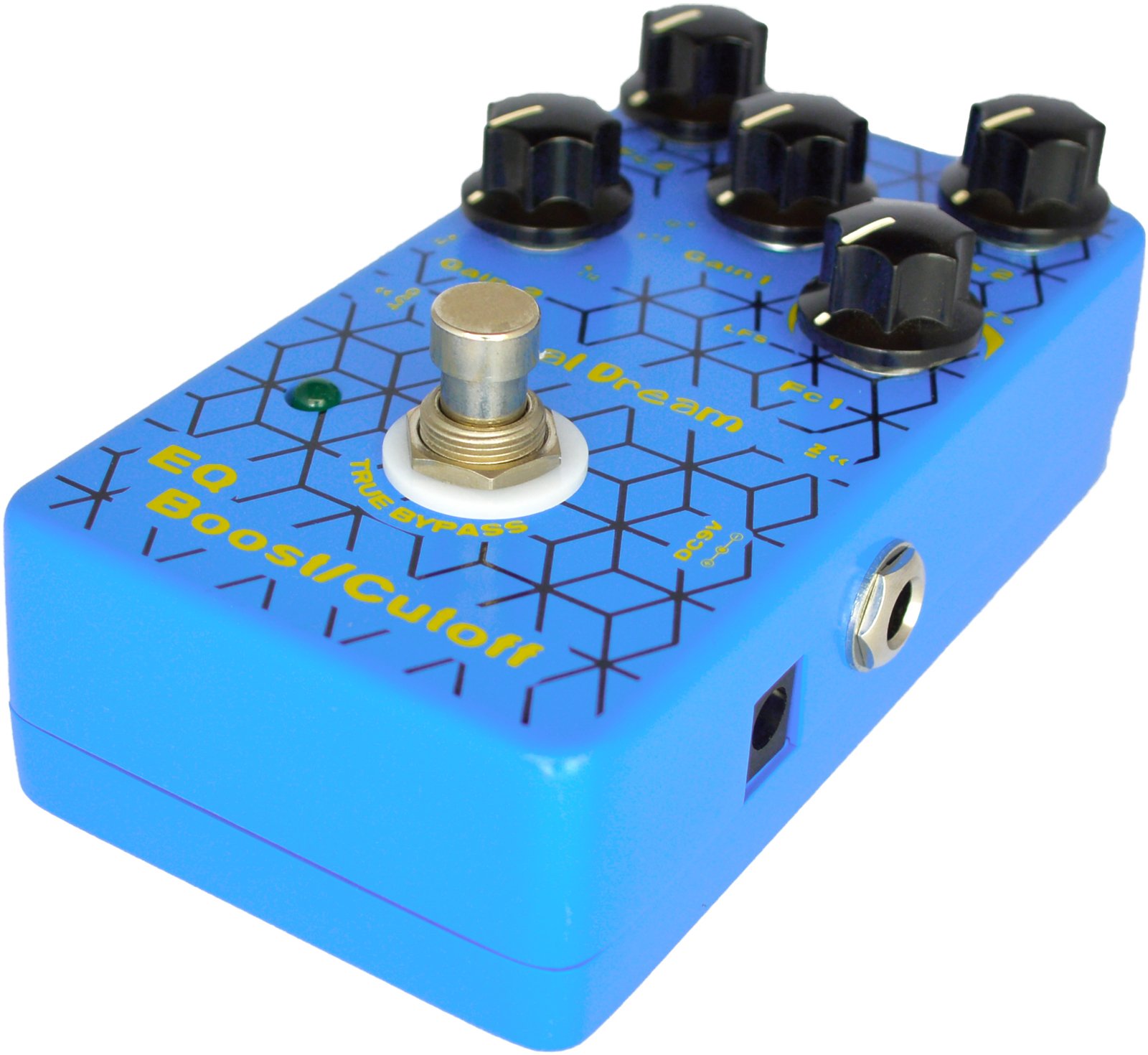 Aural Dream EQ Boost Cut-off Guitar Pedal includes Parameter EQ,Shelf filter and Peak filter with Boost and cutoff function,True Bypass. Musical Instruments