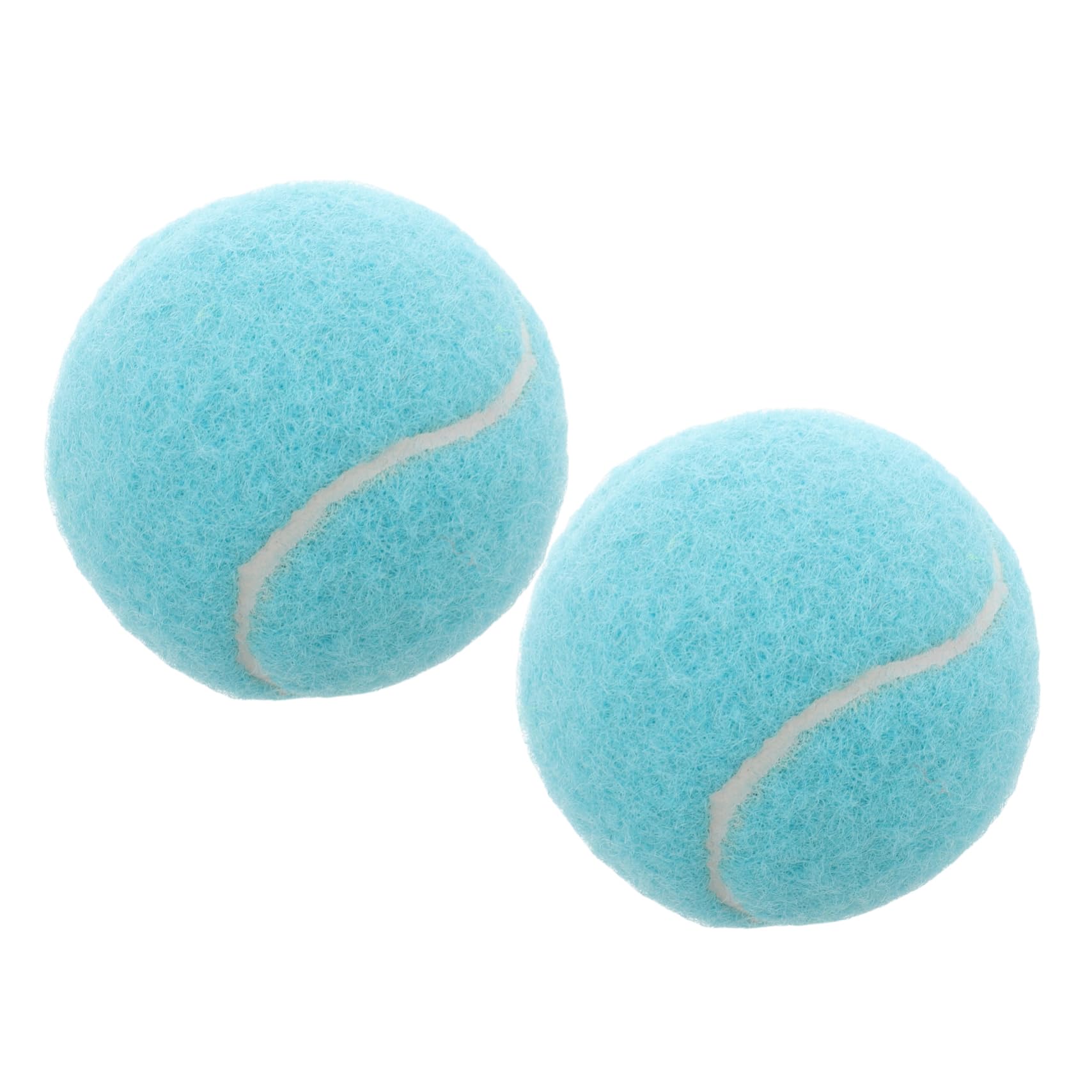 Gogogmee Tennis Training 2pcs High Bounce Pressureless Tennis Balls for Beginners Boys and Girls and Youth Players