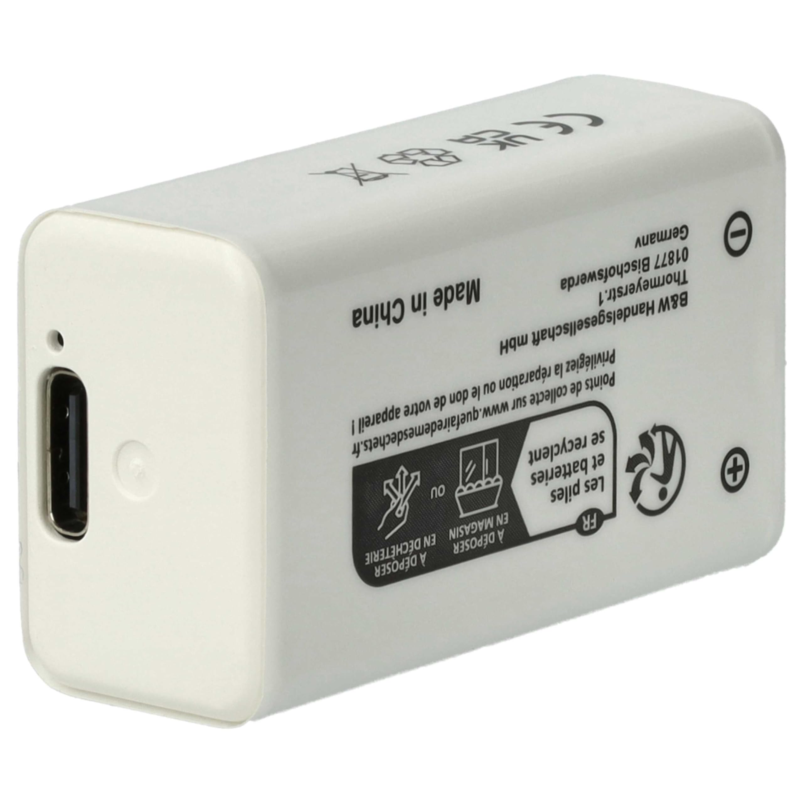 10x Piles Bloc Batterie 9V Compatible avec Daitem SP 150-21X