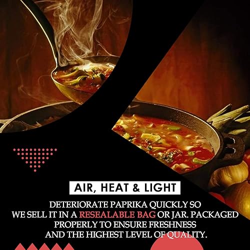 Miniatura 3 de The Spice Lab Pimentón ahumado en polvo, de alto color, ASTA 120+, 1.8 onzas, tarro francés  Polvo de pimentón español gourmet prémium  Vegano
