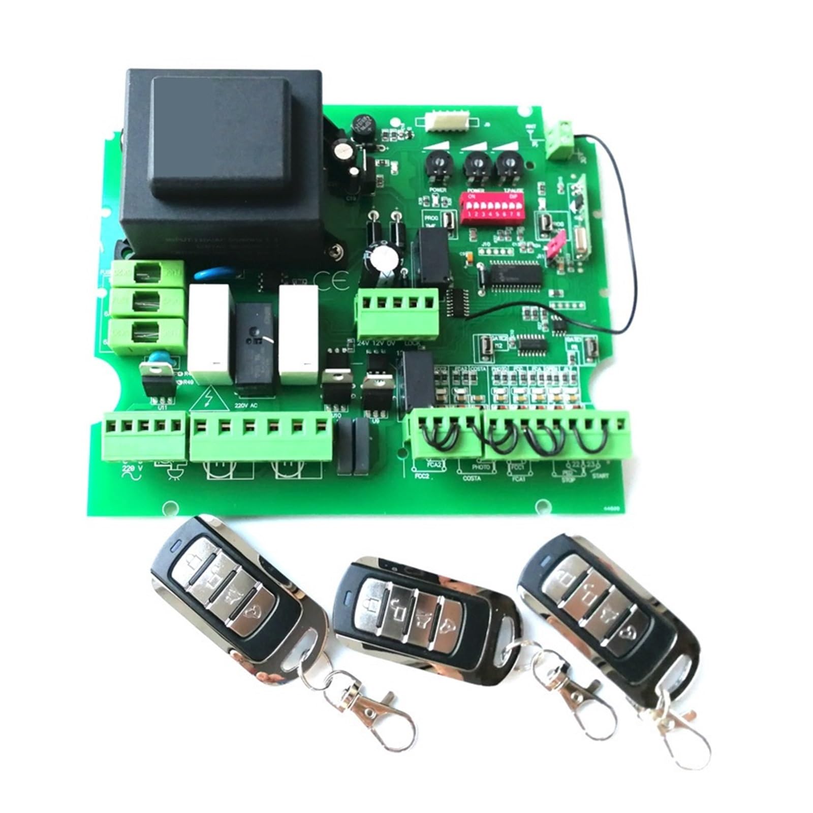 Sin caja, abridor de puerta oscilante, placa de tarjeta de Control for actualización, modelo Universal, placa de circuito de CA, placa de Control de repuesto(Kit 3)