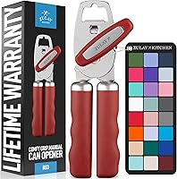 Vista 16 de Zulay Kitchen Abrelatas manual con abrebotellas con perilla giratoria