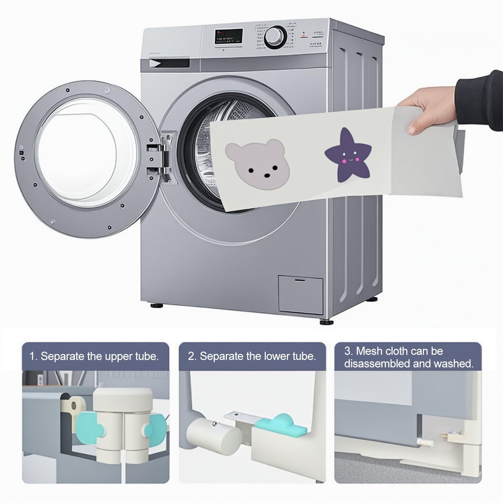 Riel de cama plegable portátil para niños pequeños, 2 x 200 cm + 1 protector de cama de 150 cm para camas dobles King, riel de cama de bebé ajustable en altura con malla aireada, ajuste sin