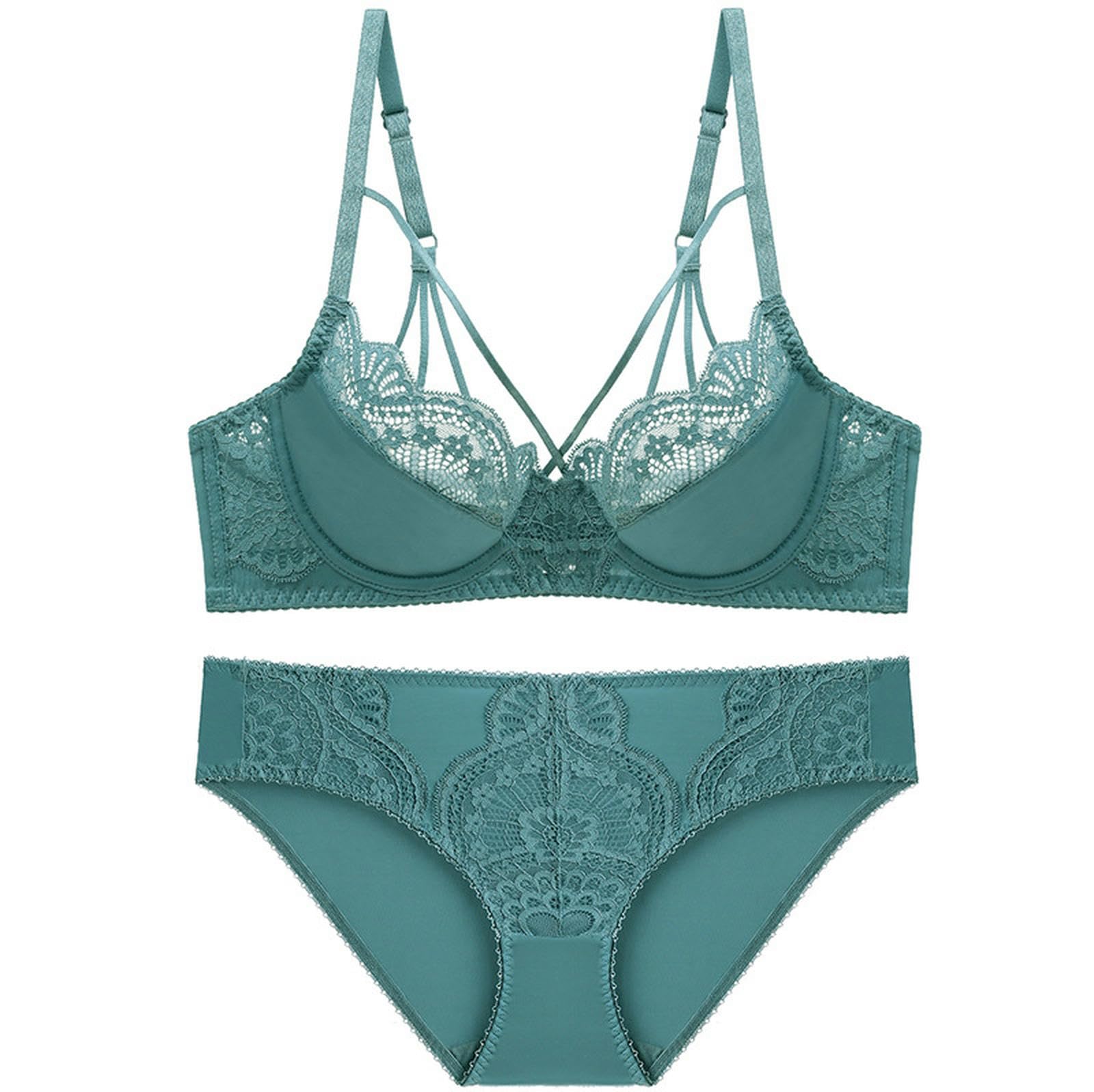 Biancheria Intima Donna Reggiseni Sexy per Donne in Lingerie Body Set Applique in Pizzo Sottoposto A Reggiseno E Lingerie Set con Anello in Acciaio-bianco-32 70b