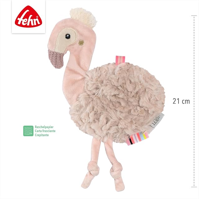 Foto 5 de 6 de Fehn flamenco crepitante - Juguete sonoro para agarrar, escuchar, jugar y producir sonidos -estimula…