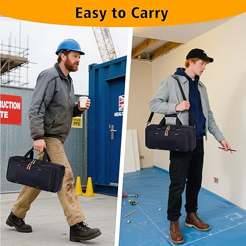 Miniatura 6 de Funda para sierra recíproca compatible con sierra recíproca inalámbrica Dewalt (DCS380B/DCS382B/DCS389B/DCS380P1) y Milwaukee Fuel Sawzall, bolsa de