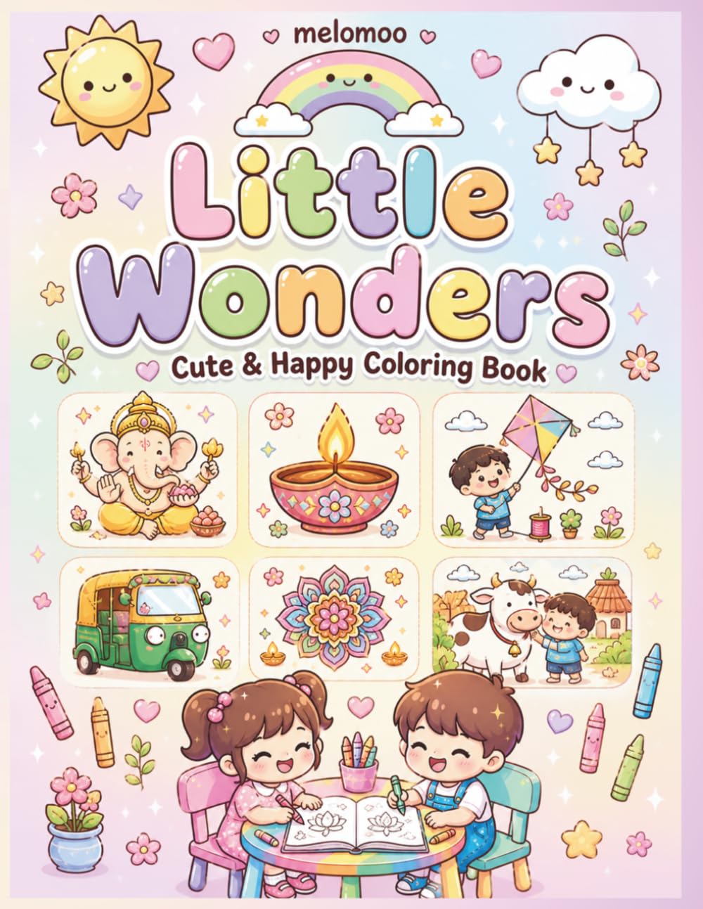 Little Wonders: Cute and Happy Coloring Book