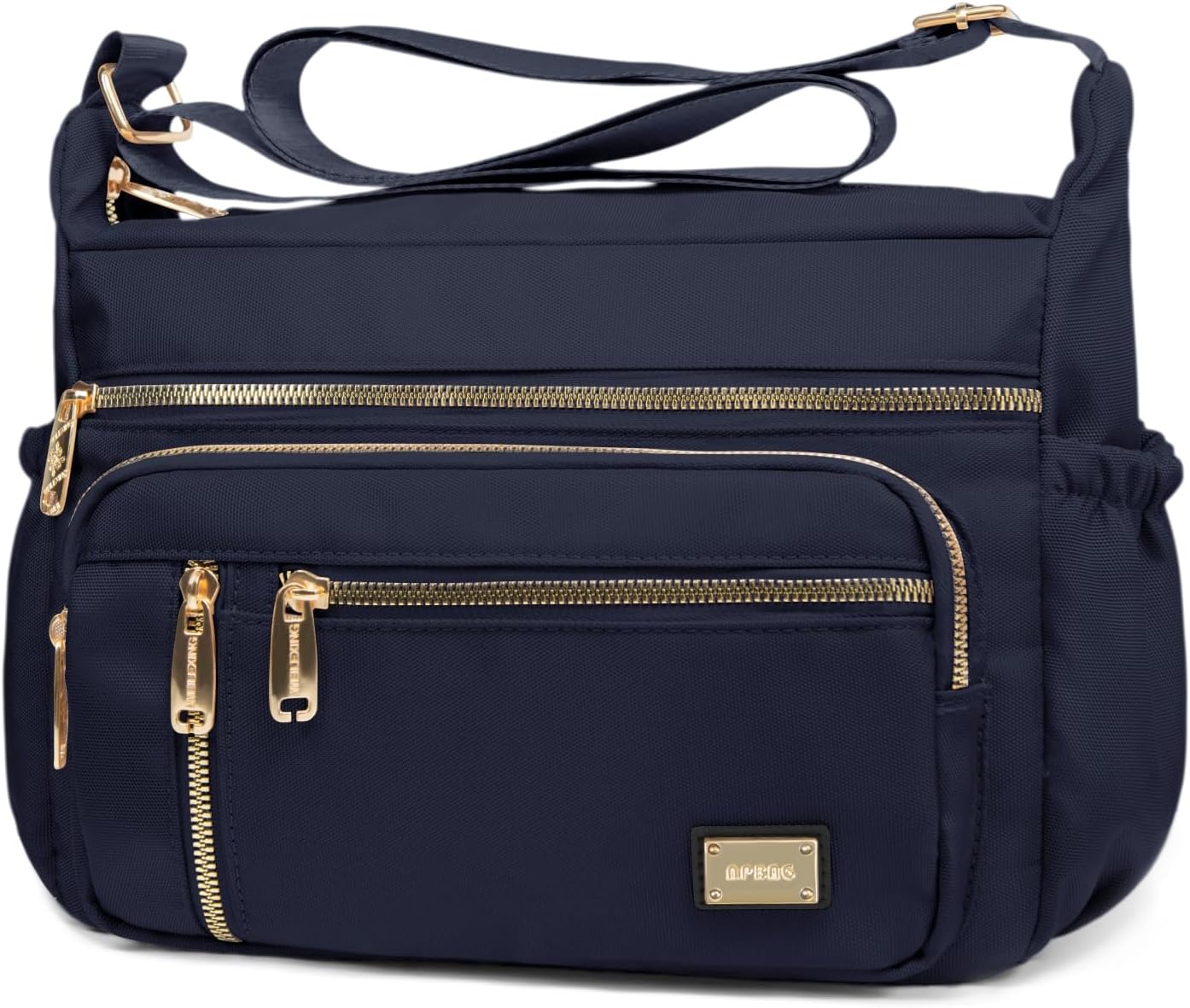 NPBAG Crossbody Bag for Women, Shoulder Purse Handbag Messenger Bag, Trendy Pocketbooks, Waterproof and Multi-Pockets