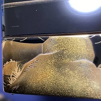 Amazon | 輪島塗 木製黒塗蒔絵山水絵 3段重 北浜宗真作 お正月 | 正月 Amazon | 輪島塗 木製黒塗蒔絵山水絵 3段重 北浜宗真作 お正月 | 正月