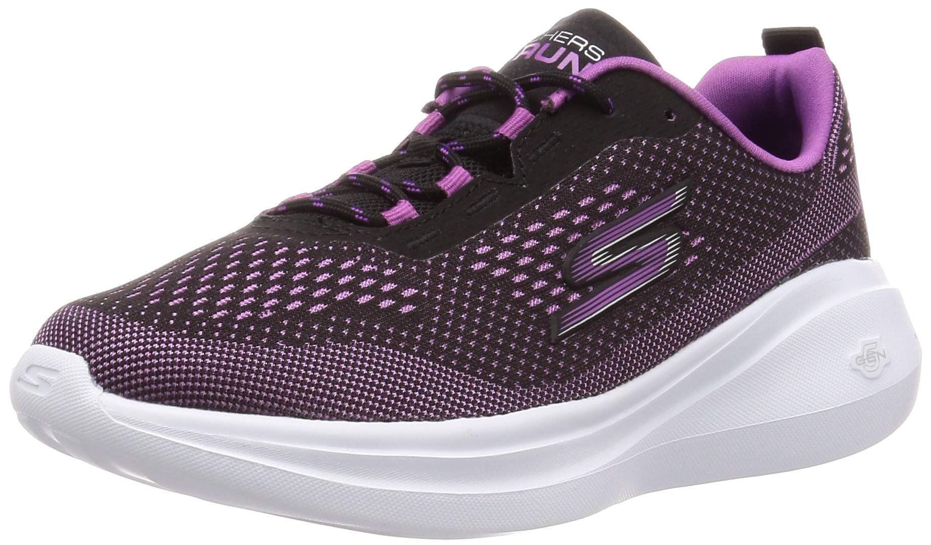 Skechers GO Run Fast Laser Womens Running Shoes 15106-BKPR,Black/Purple,(UK4) (B07P4H95YL) Amazon Price History, Amazon Price Tracker