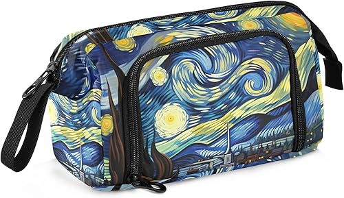 Miniatura 15 de Summer Beach Seashell Starfish - Estuches grandes para lápices con cremallera, estuche para lápices, caja de bolígrafos grandes para adultos, niñas,