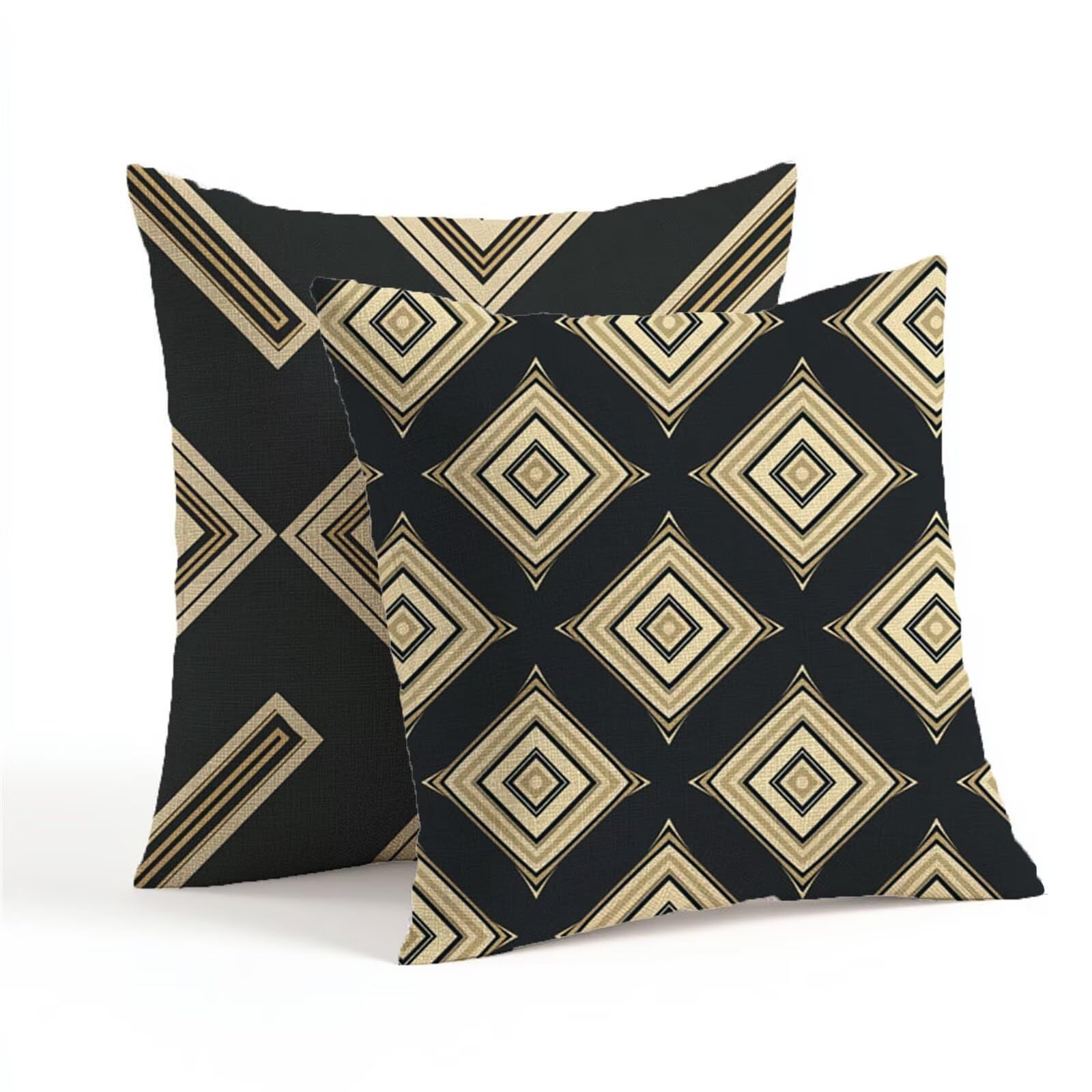 Housse de coussin 70x70cm imperméable pour canapé de jardin et salon chaleureux