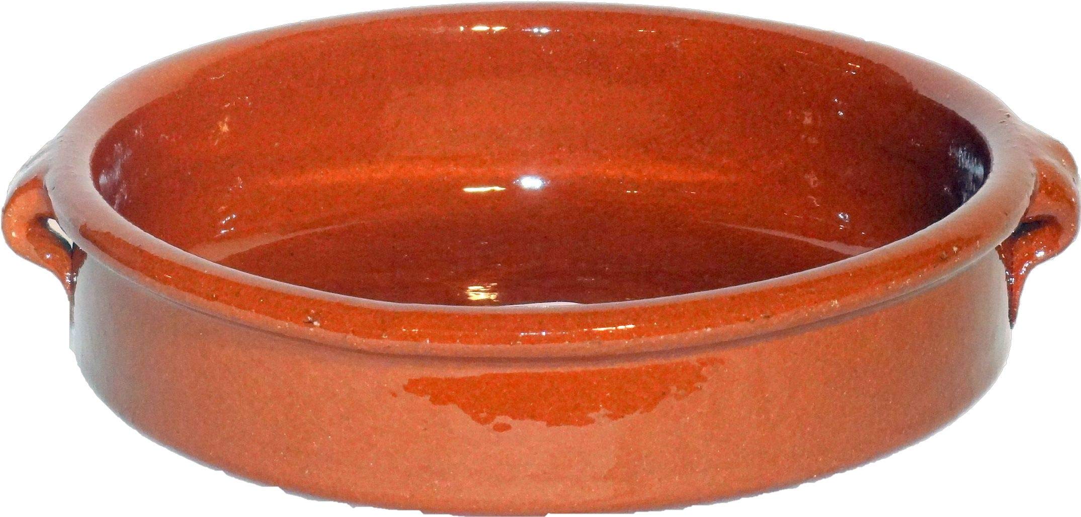 Amazing Cookware Natural Terracotta 28cm Round Dish,Brown