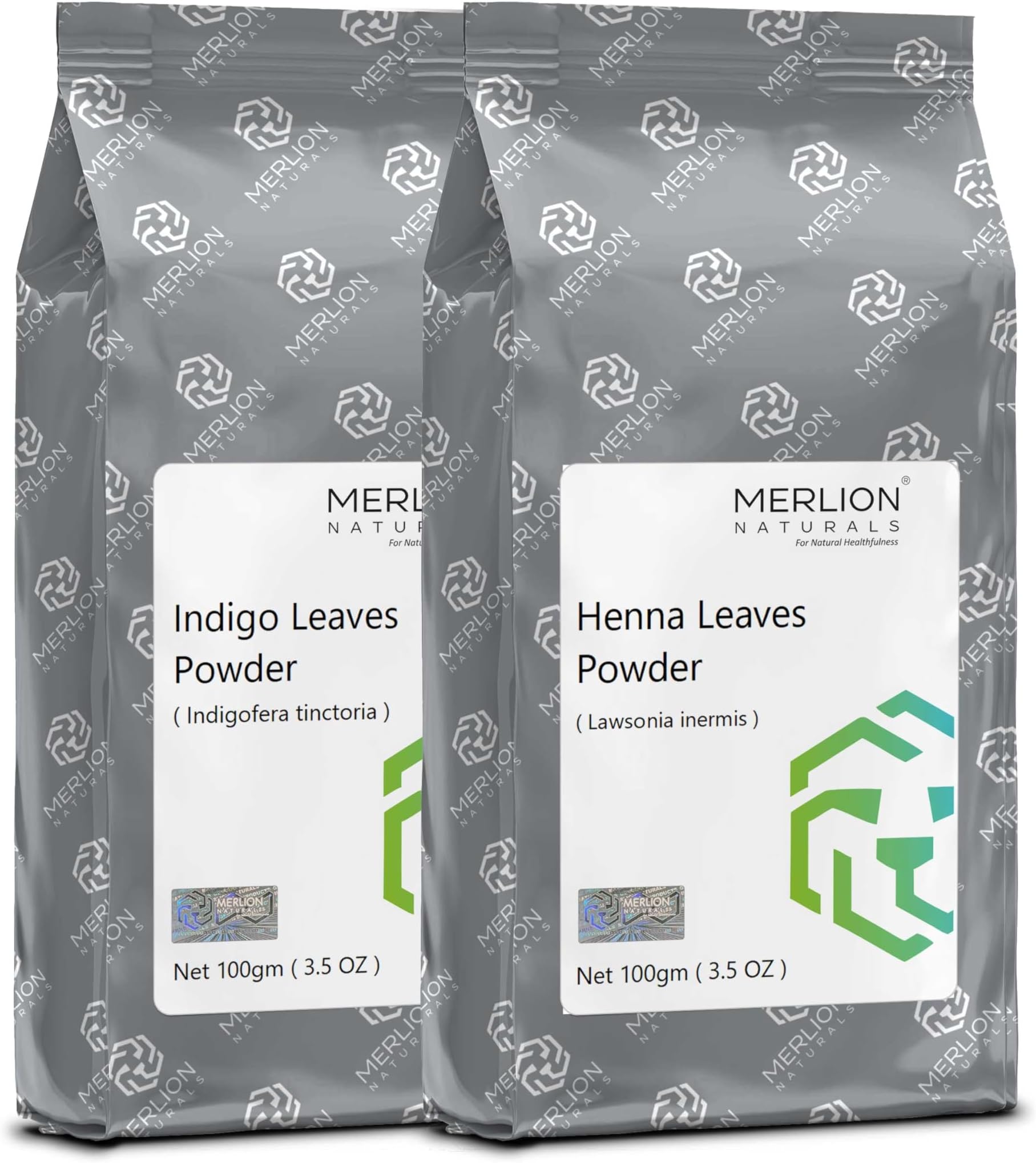 Henna and Indigo Leaves Powder | Lawsonia inermis/Indigofera tinctoria | 200 gm (2 X 100gm)