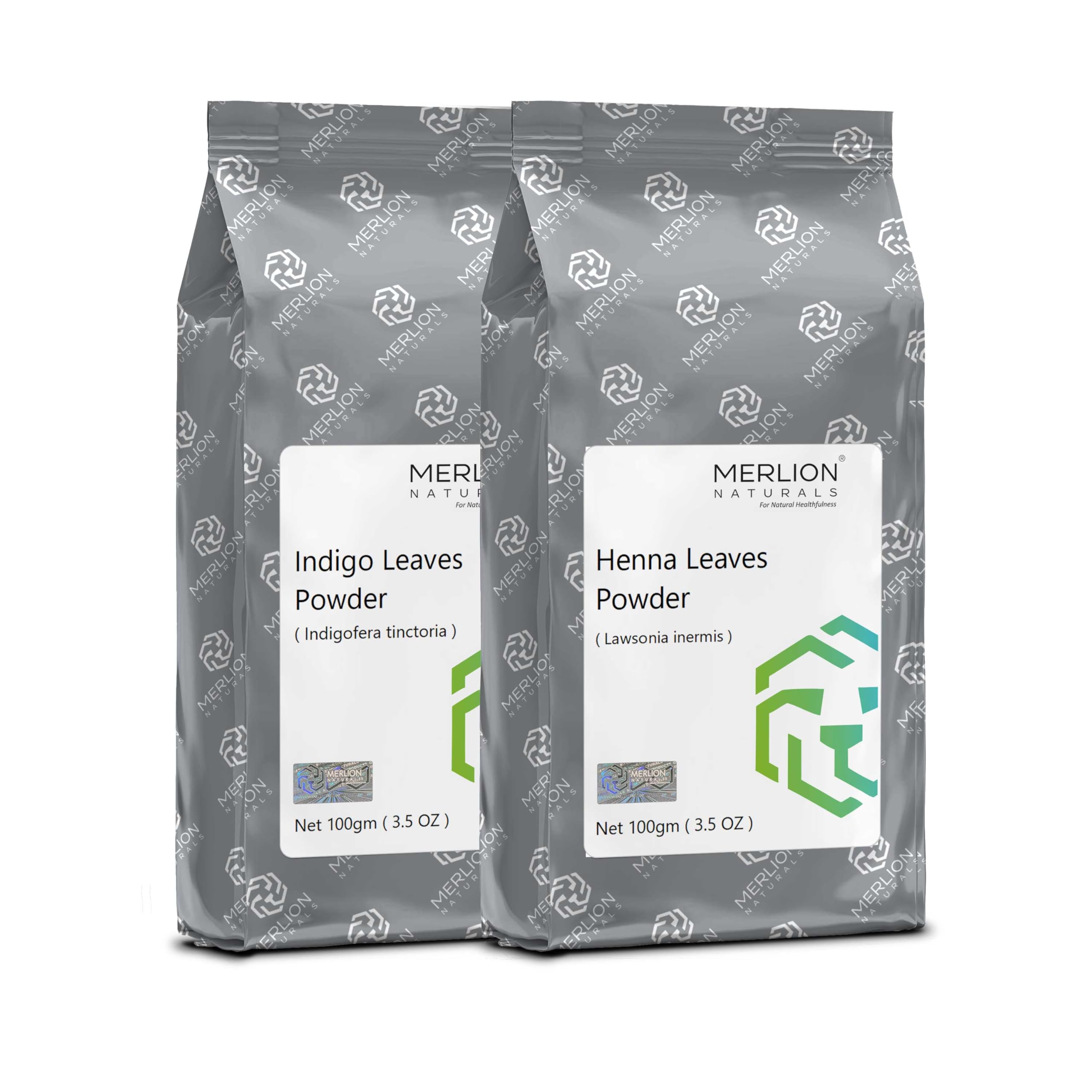 Henna and Indigo Leaves Powder | Lawsonia inermis/Indigofera tinctoria | 200 gm (2 X 100gm)