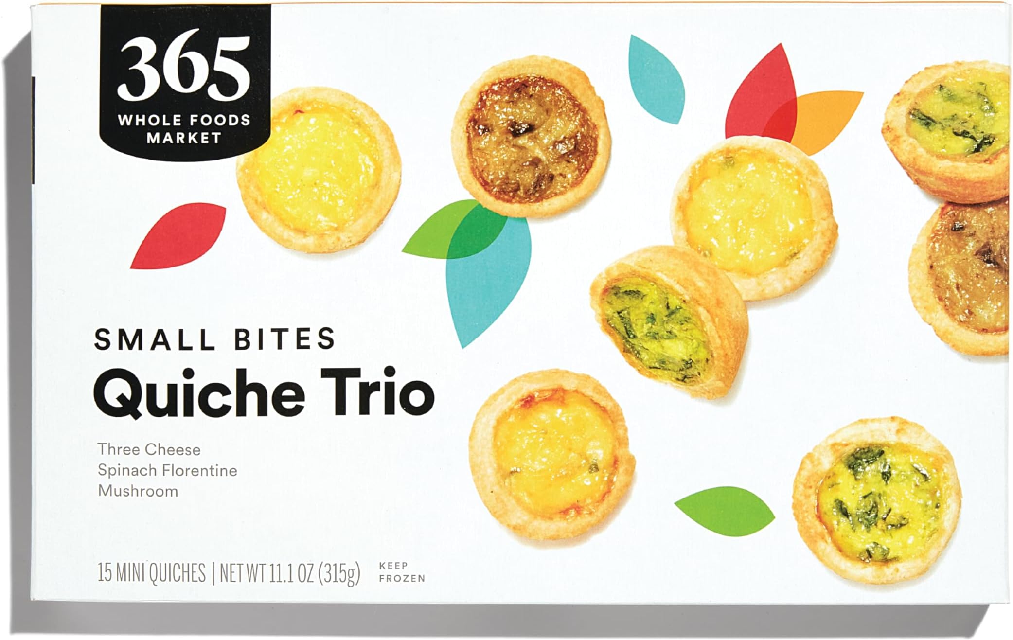 Whole Foods Market, Mini Quiche Assortment, 11.1 oz, (Frozen)