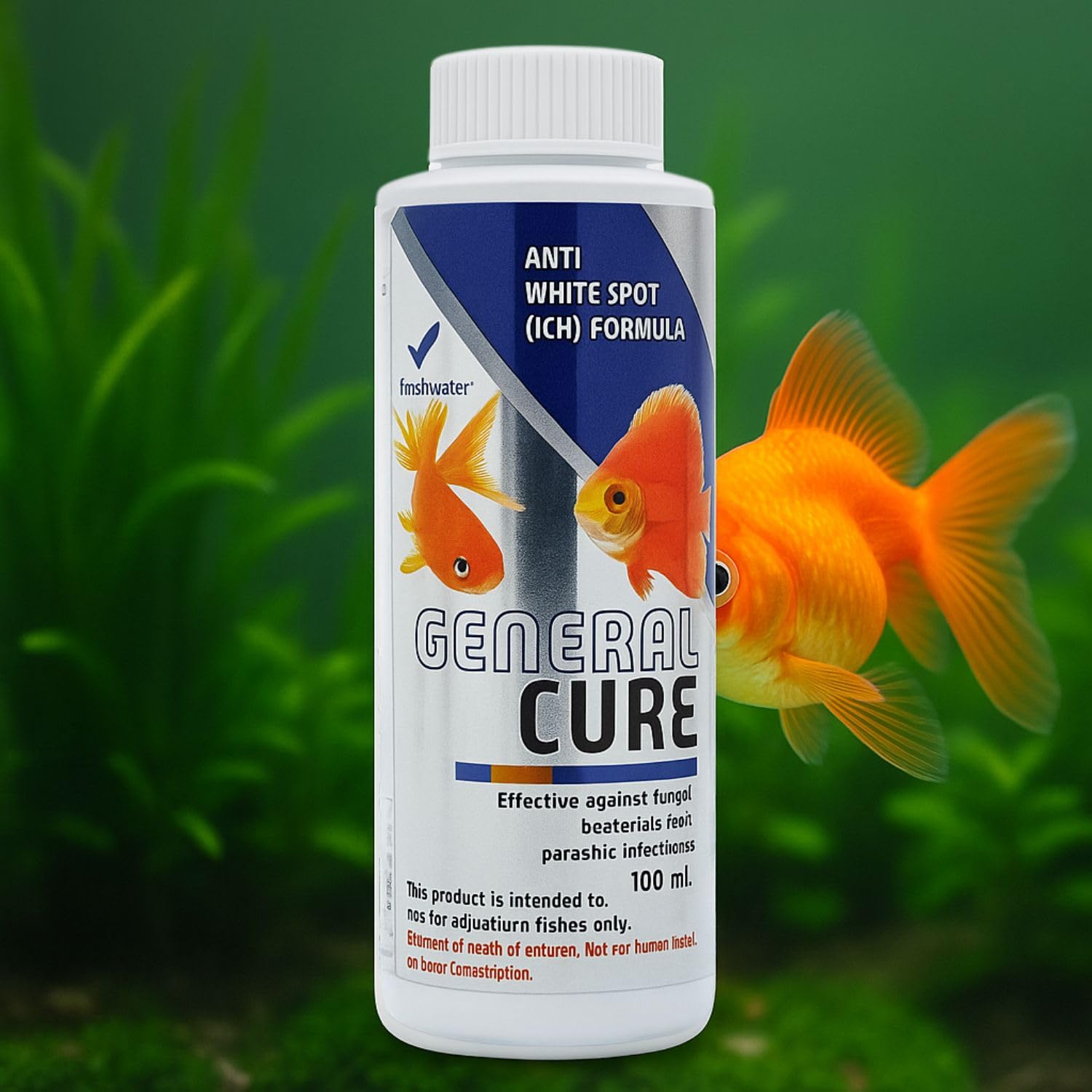 Aquatic Remedies 120 ML General Cure Fish Care with Anti White Spot Formula for Freshwater Fish | Safe for All Aquatic Animals