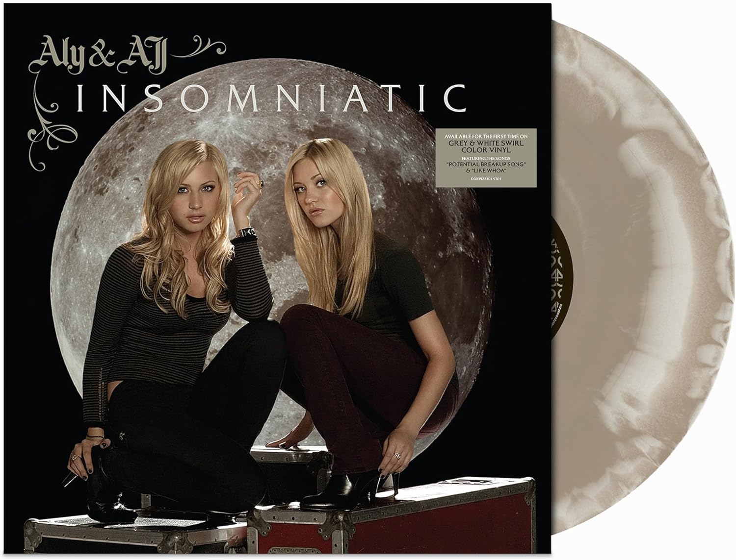 Insomniatic [Grey/White Swirl LP] por Aly & AJ — capa do álbum