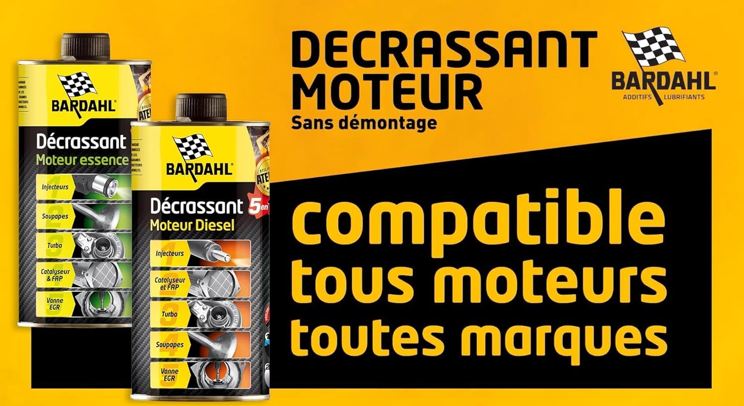 Destructor de motores diésel 5 en 1, 500 ml Bardahl