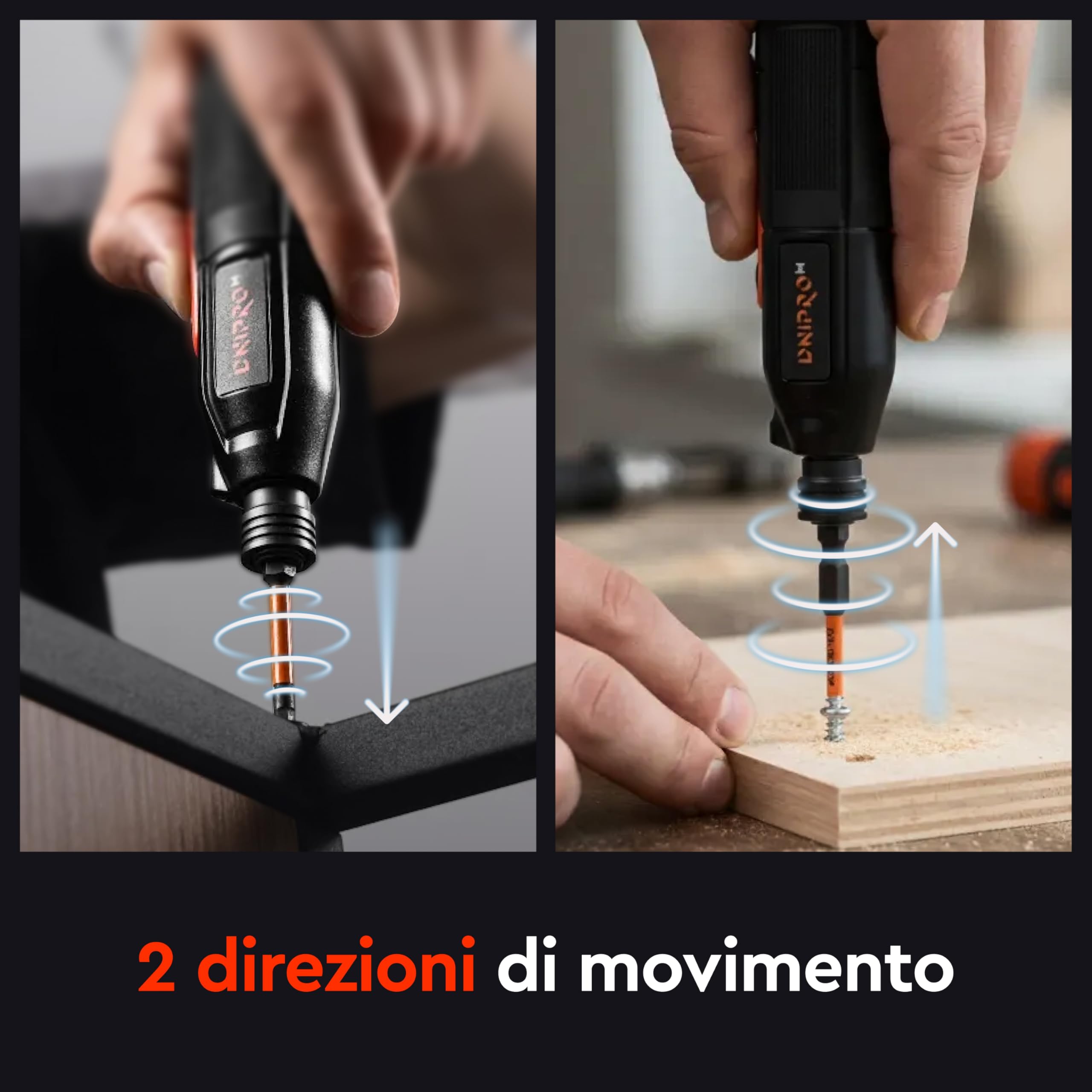 Cacciavite Elettrico a Batteria 3.6V, Design Ultra Compatto, Ricarica USB-C, Luce LED, Portainserti Magnetico, Avvitatore Portatile per Casa e Fai da Te - CSD-36X