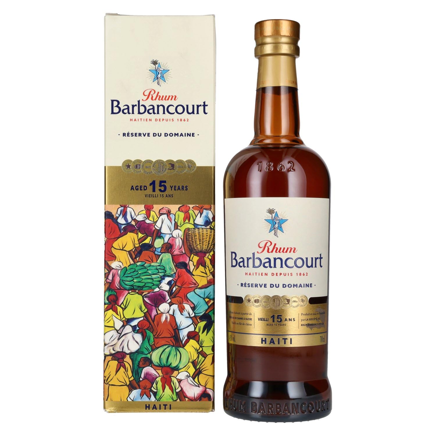 Barbancourt Rhum Five Star 15 Jahre Rum (1 x 0.7 l)