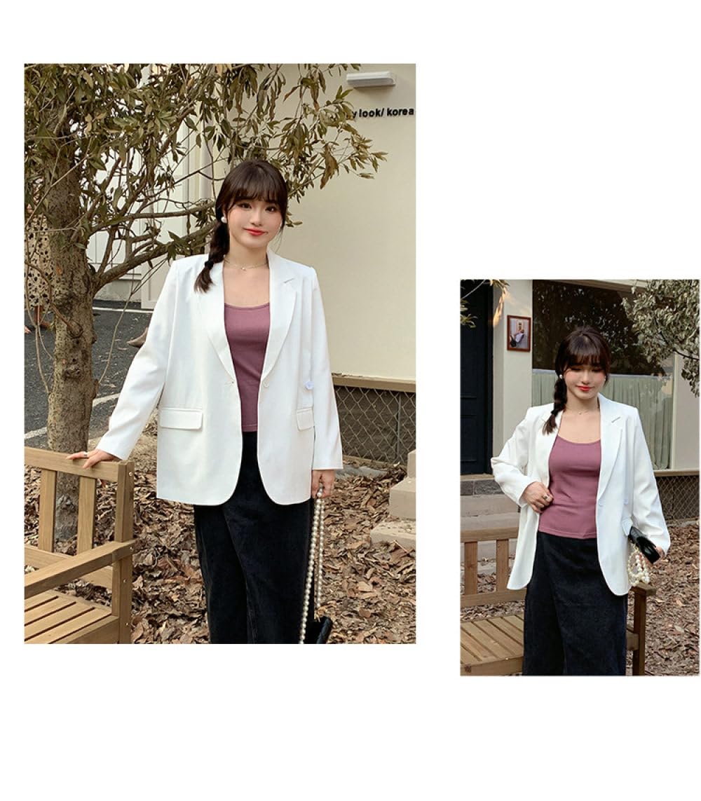 Blazer Mujer Verano,Chaqueta Caqui De Gran Tamaño Para Mujer Chaqueta De Punto Con Frente Abierto Informal Color Sólido Manga Larga Con Abertura En La Espalda Traje De Trabajo Suelto Chaquetas Ofi