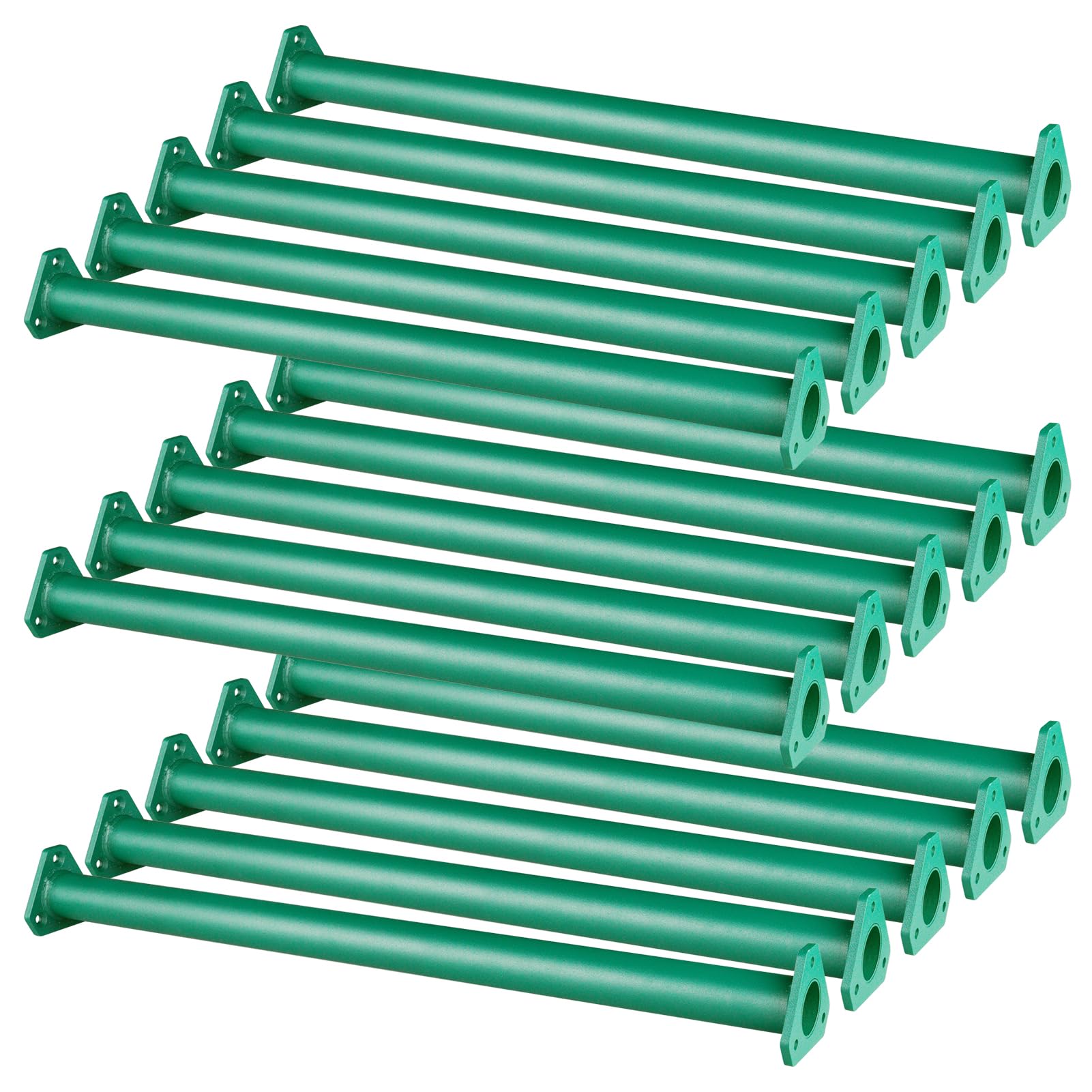 Photo 1 of 15 Set Metal Monkey Bars Ladder Rungs Set for Backyards Playground and Children Indoor and Outdoor Climbing Kit (21.5 Inch, Green) 21.5 Inch Green