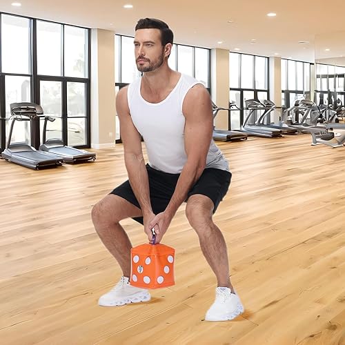 Miniatura 3 de Pesa rusa de agua suave de 71015 libras, pesas llenas de agua para ejercicio de fitness, juego de mancuernas de agua portátiles, pesas rusas