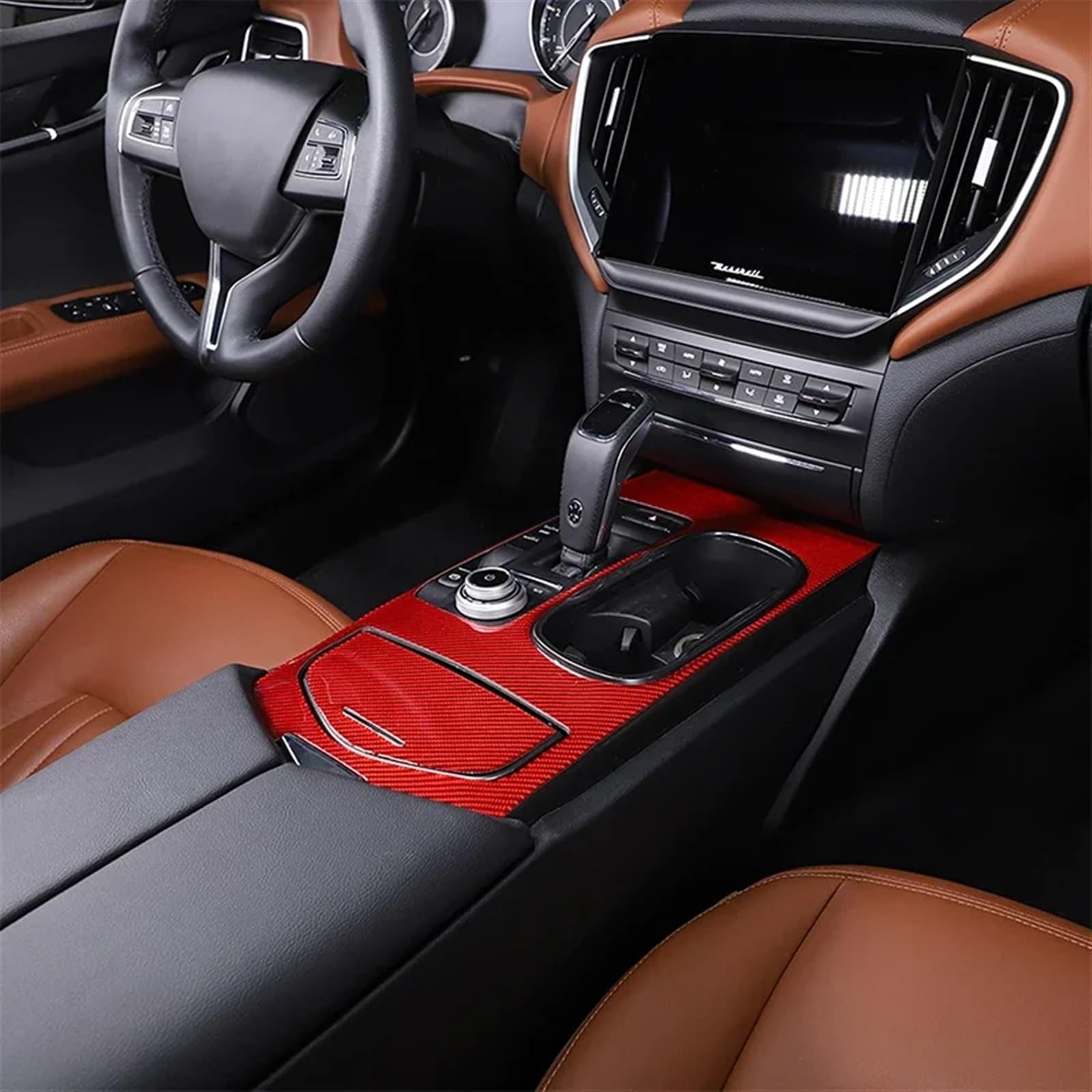 Amazon | 車のコンソールパネル マセラティ ギブリ 2014-2022 ソフト