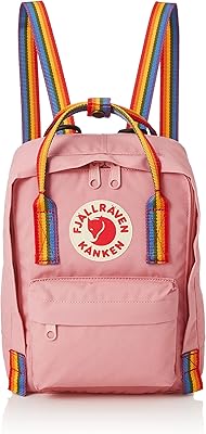 Fjallraven F23621312-907 Kanken Rainbow Mini Pink-Rainbow Pattern