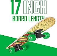 Vista 4 de Rude Boyz - Patineta de madera gráfica para niños (17 pulgadas)