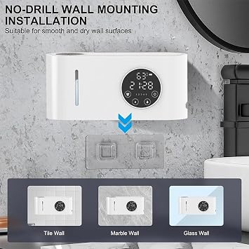 Automatic Liquid Soap Dispenser, Touchless Auto Hand Soap Dispenser with 500ML Large Capacity Water Tank and 3-5cm Infrared Sensing Area, 5 Levels Of Foam Output for Kitchen Hygiene
