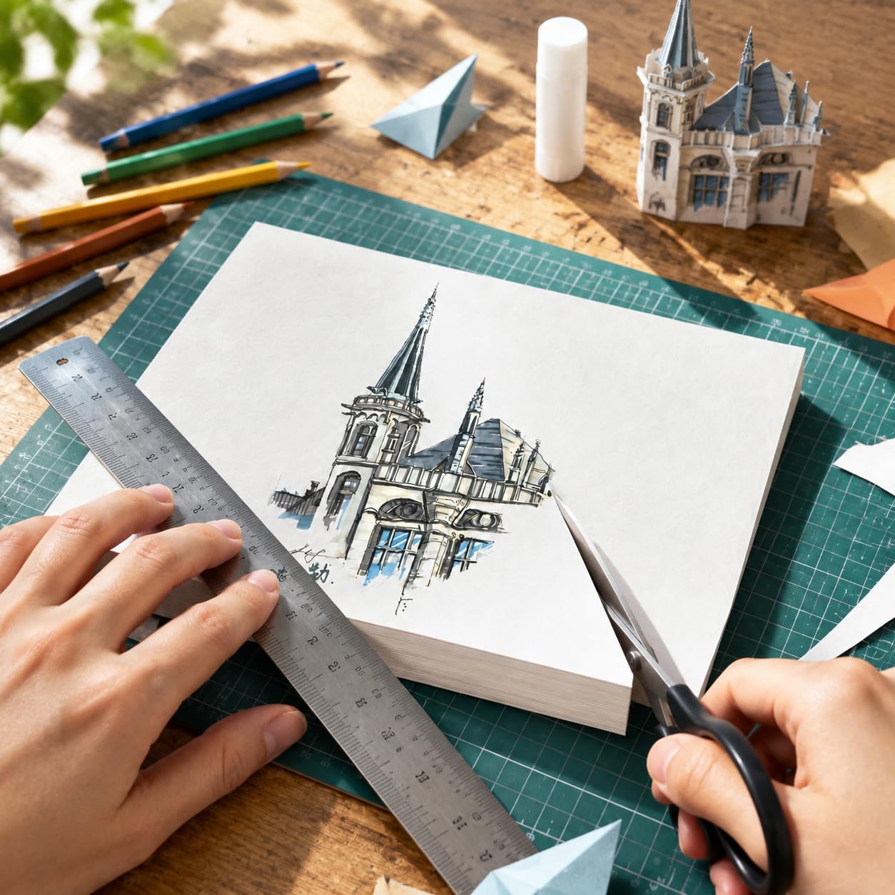 Papel Dibujo Artístico, (50 hojas) 250g extra grueso