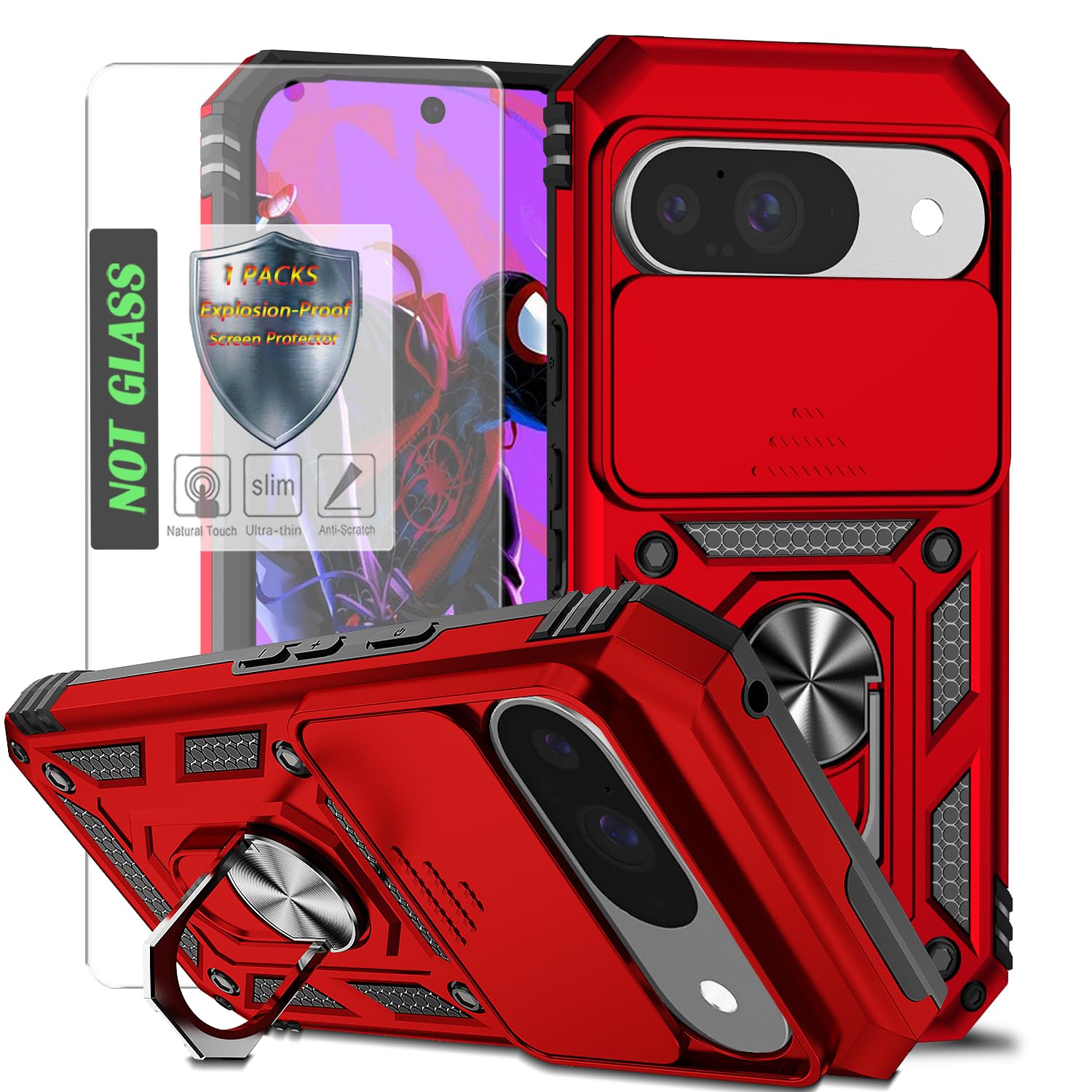 Coque Pixel 9 Pro idéale pour les trajets quotidiens avec protège-écran - 8