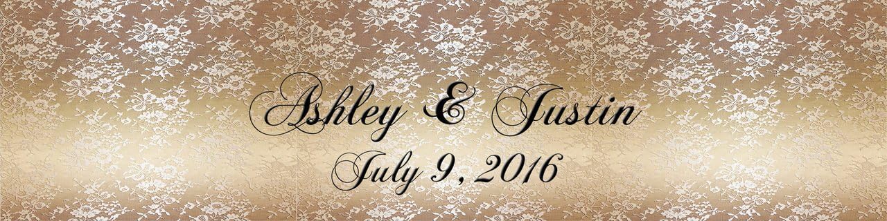 DesignThatSign 100 Gold & Lace Wedding Anniversary Water Bottle Labels Engagement Party Birthday