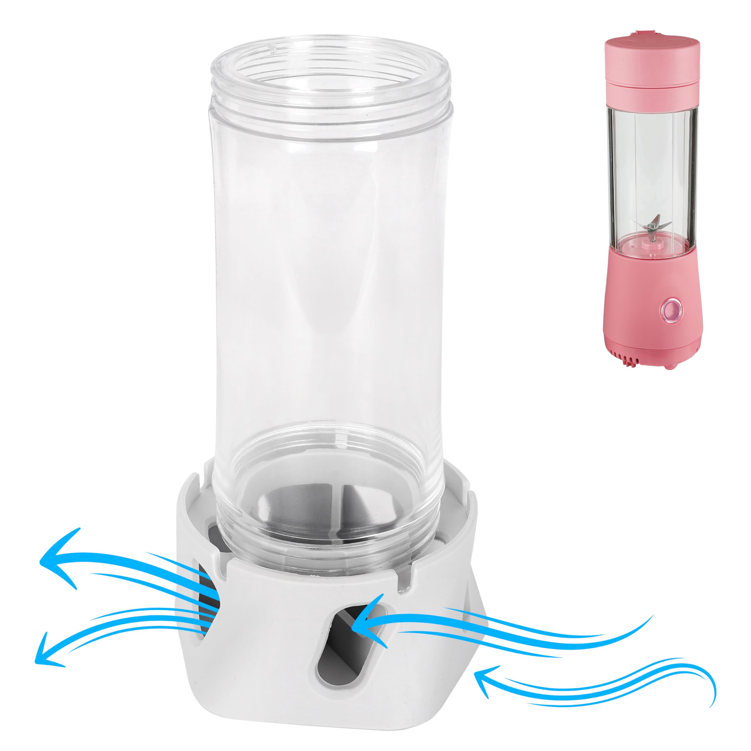 Silicone Drying Stand - Fits Most Personal Blender Bottles, Ideal Mini Blender Accessories