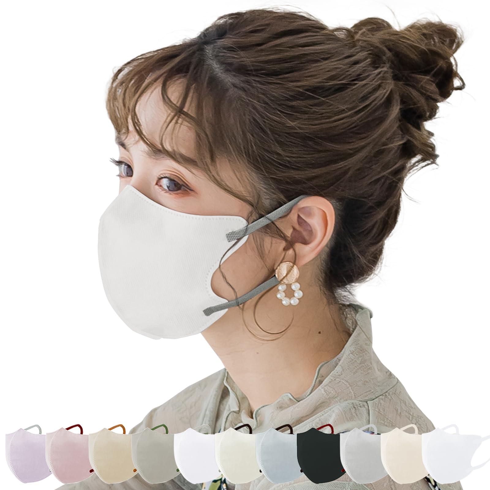 [ICHIMIZU] 3Dマスク 【60枚入 (10枚×6パック）】薄いマスク…