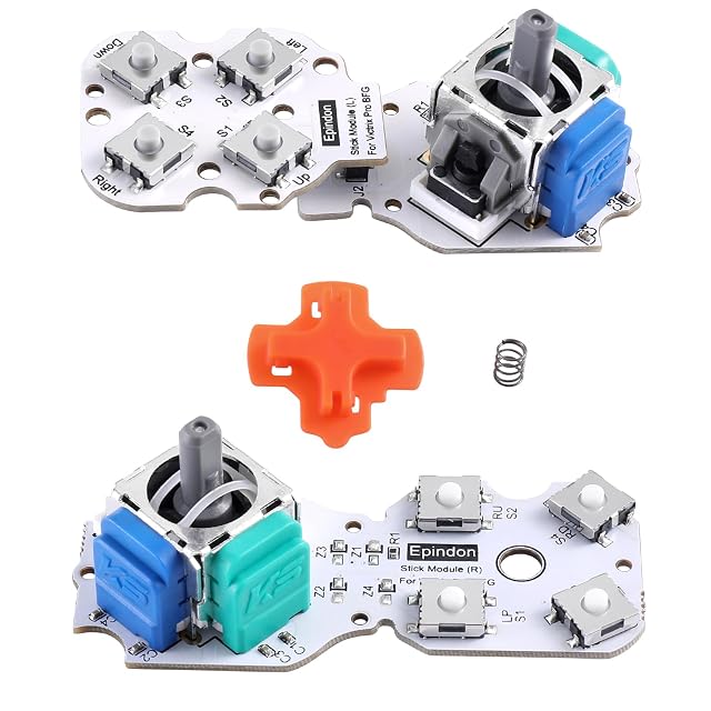 Epindon TMR Electromagnetic Replacement Stick Module Compatible with Victrix Pro BFG Controllers Tactile Switch Conductive Rubber is NOT